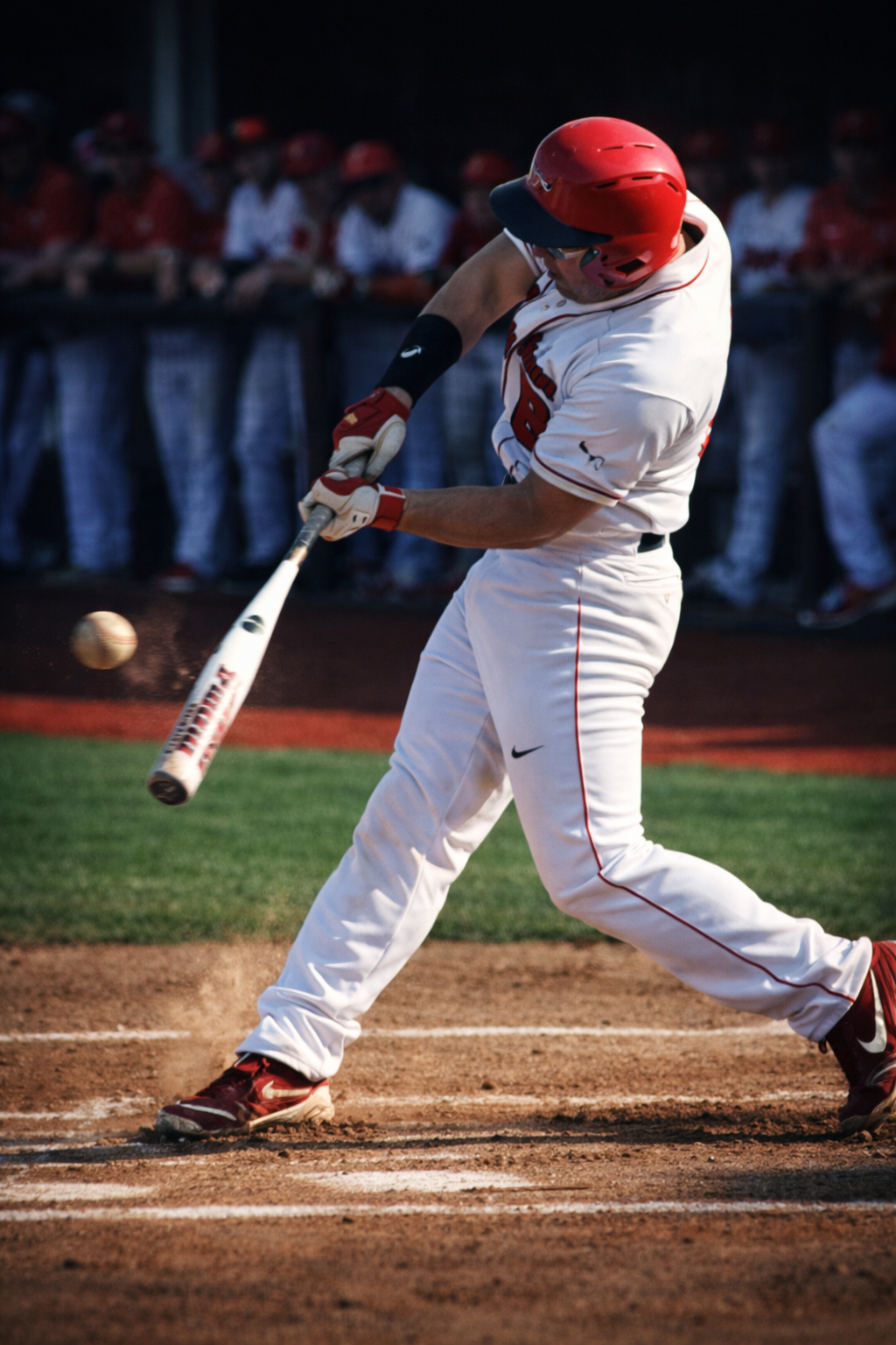 Coach Steve taking a competitive game swing at Stony Brook University